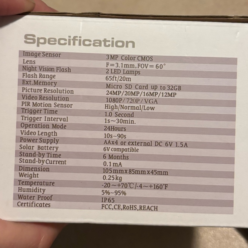 NIB Mini301 Digital Trail Camera 24MP 1080P HD Wildlife Hunting Nightvision - Picture 5 of 9